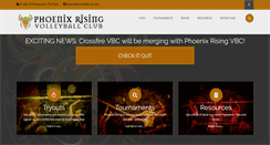 Desktop Screenshot of phoenixrisingvb.com