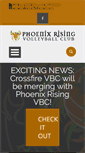 Mobile Screenshot of phoenixrisingvb.com